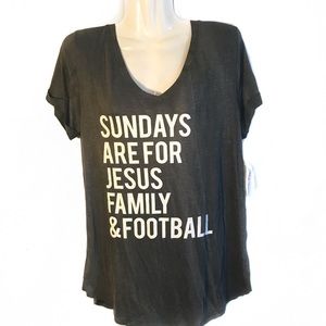 Altar'd State Black Short Sleeve Tee